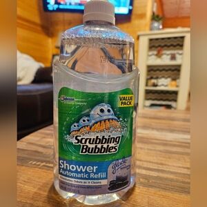 Scrubbing Bubbles Automatic Shower Cleaner With Glade Refreshing Spa Refill 34oz